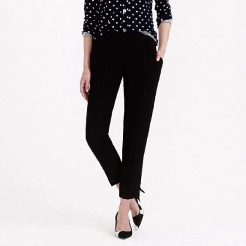 J. Crew Collection Black Ankle Pants